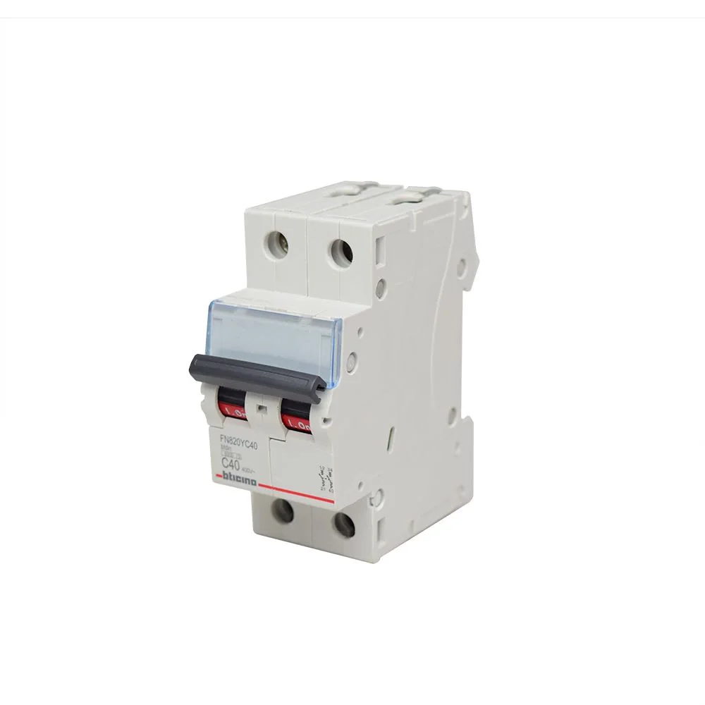 BTICINO Interruptor Termomagnetico 2X40A 10KA FN820YC40 - Bticino BTICINO Interruptor Termomagnetico 2X40A 10KA FN820YC40 - Bticino FN820YC40