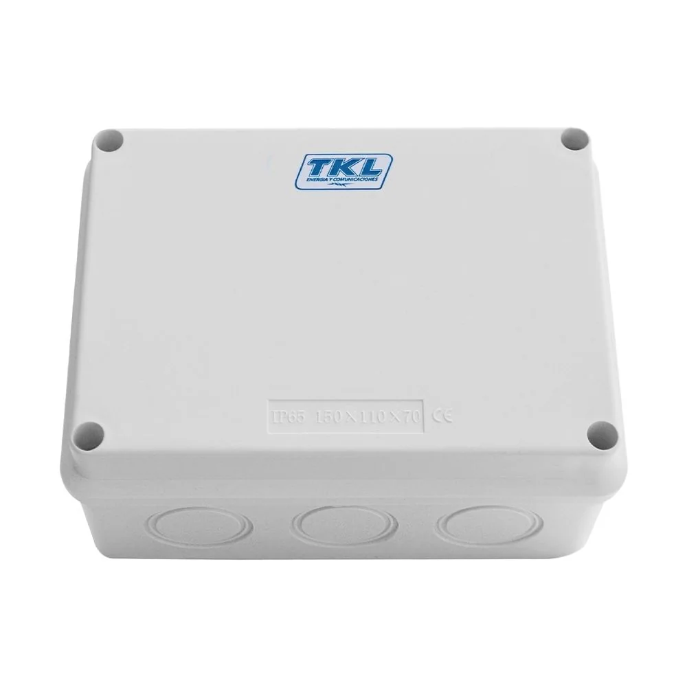 TKL Caja De Pase PVC Sin Conos 150X110X70 MM IP65 - 02175 - Tkl 02175