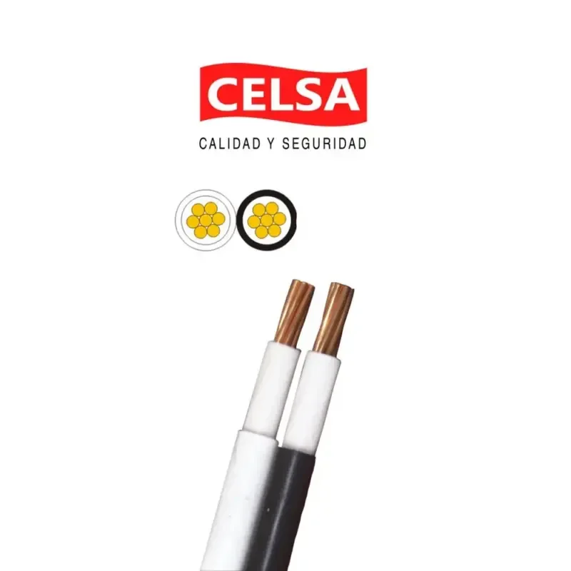 CELSA CABLE N2XOH 2X1X10MM NEGRO/ BLANCO MARCA CELSA TMP-20260916100320