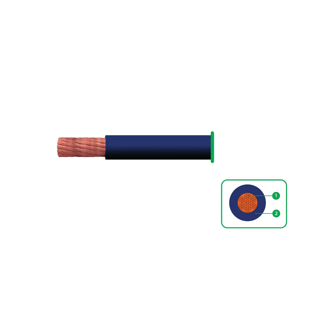 ELCOPE Cable Bateria Sgt 600V 2 AWG, CL5, Negro, Elcope ELCOPE Cable Bateria Sgt 600V 2 AWG, CL5, Negro, Elcope CAB-BAT-2-N-ELCO