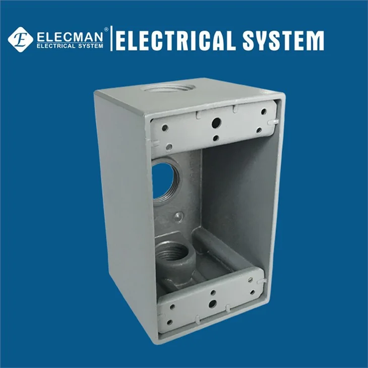 ELECMAN Caja Conduit Rectangular 3/4" 3H Elecman 54IMCCR20