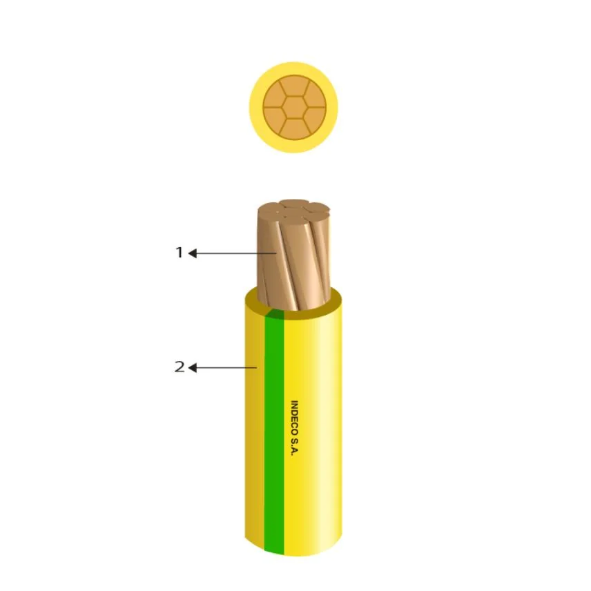 INDECO Cable NH-90 25 MM² - Libre De Halógeno - Negro - NH90-25 - Indeco NH90-25