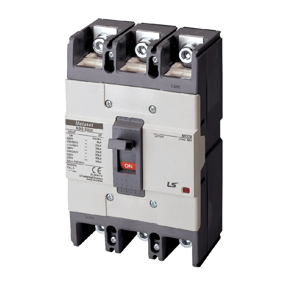 LS Interruptor Termomagnetico Reg. ABS203C 3P 160A, 85KA/240V Fmu // 4019009 Marca: LS 4019009