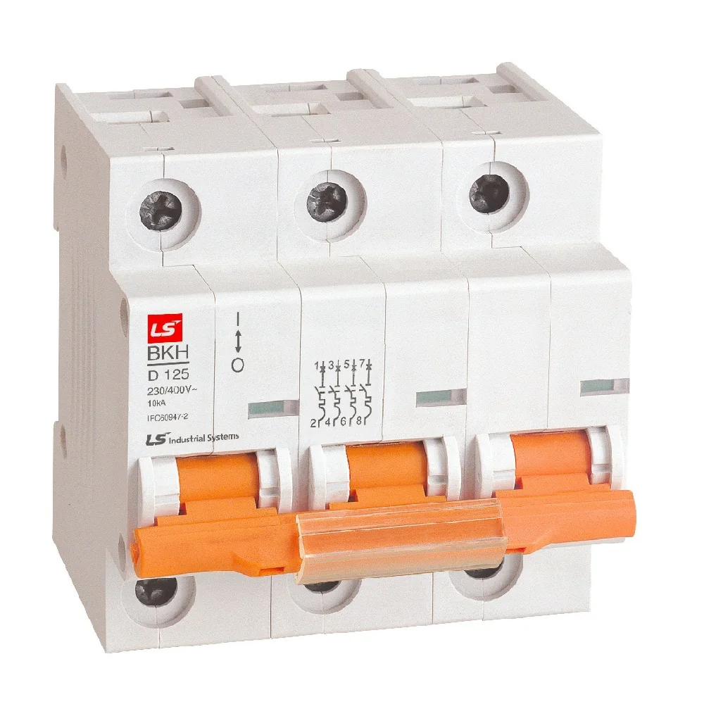 LS Interruptor Termomagnetica Riel BKH 3X125A , 15KA/415V // 4101505 Marca: LS 4101505