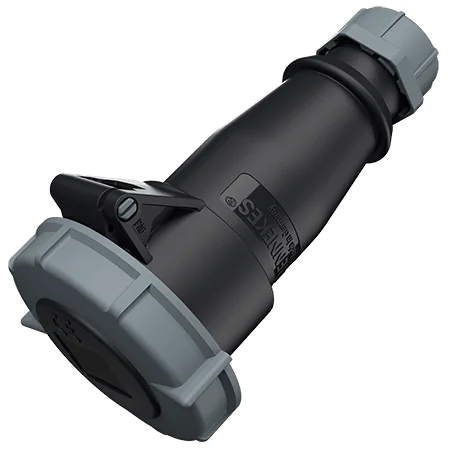 MENNEKES Toma Aerea 16 A 3P+T 500 V Negro 7H IP67 Codigo: 545 - Mennekes 545