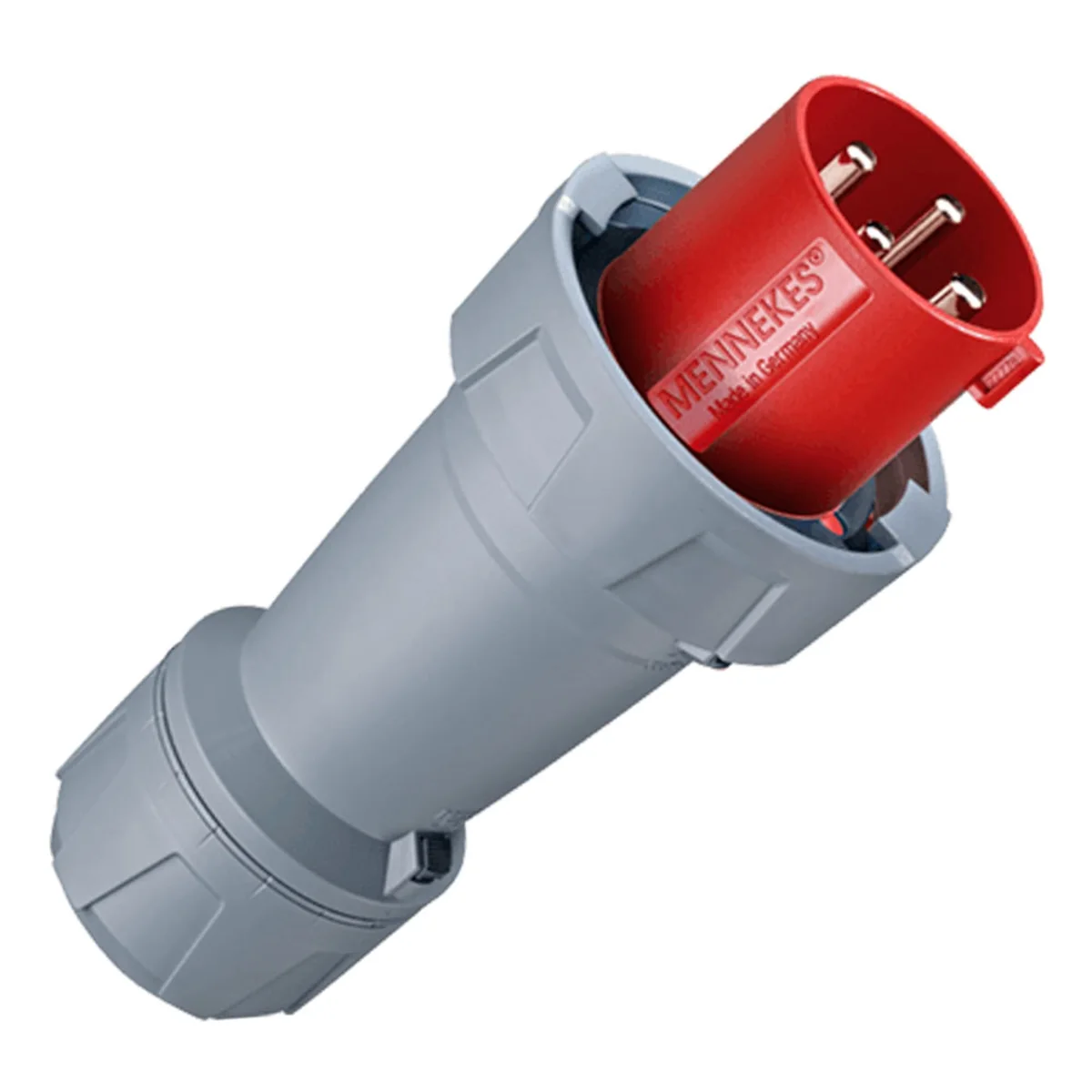 MENNEKES Enchufe 125 A 3P+T 415 V Rojo 6H IP67 Codigo: 3374 Mennekes 3374