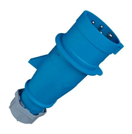 MENNEKES Enchufe 16AMP 3P+T 250V Azul 9H IP44 (251) - Marca: Mennekes MENNEKES Enchufe 16AMP 3P+T 250V Azul 9H IP44 (251) - Marca: Mennekes 251