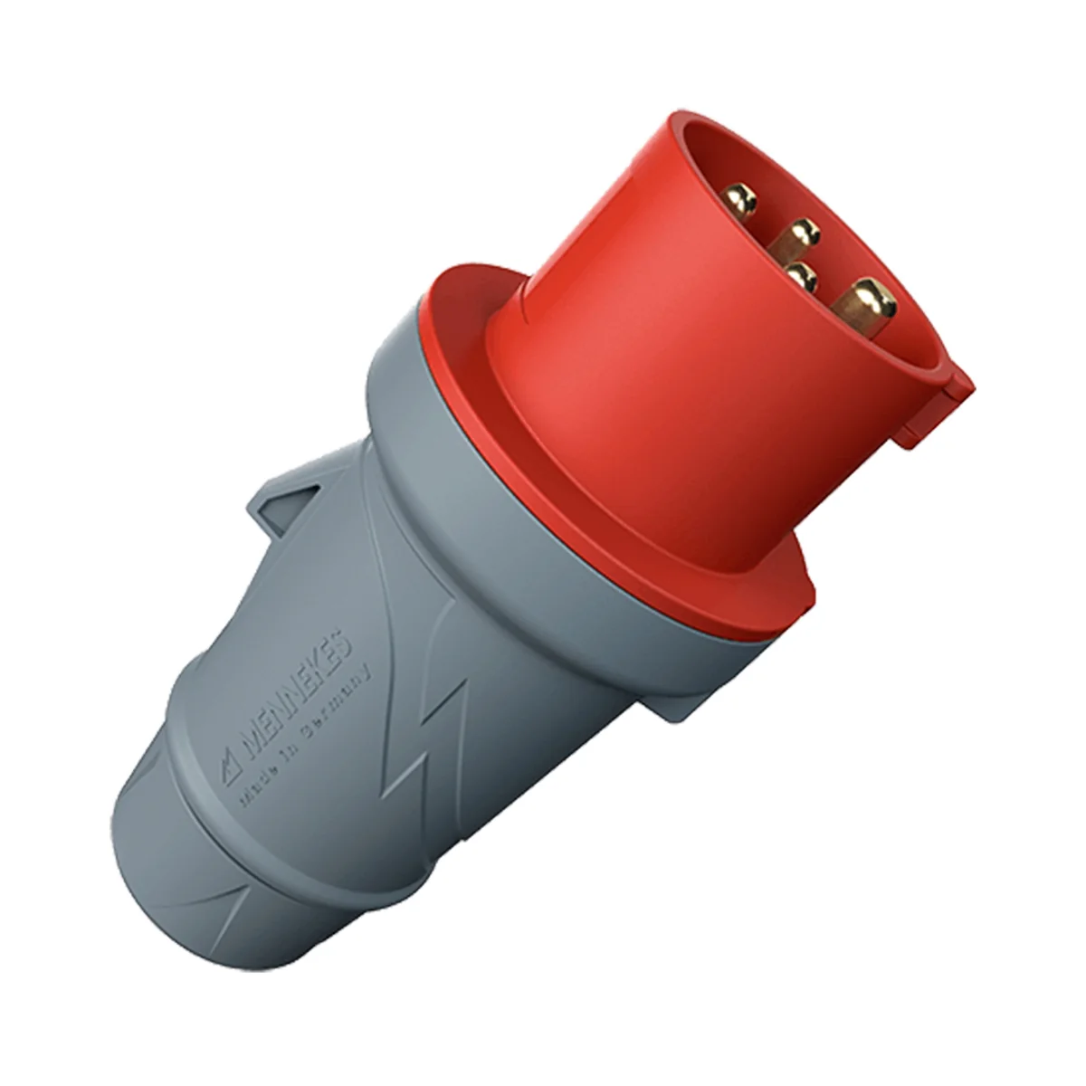 MENNEKES Enchufe 32AMP 3P+T 415V Rojo 6H IP44- 264 A 3245, Marca: Mennekes 264