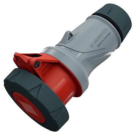 MENNEKES Toma Aereo 16AMP 3P+T 415V Rojo 6H IP67 - Mennekes 14622