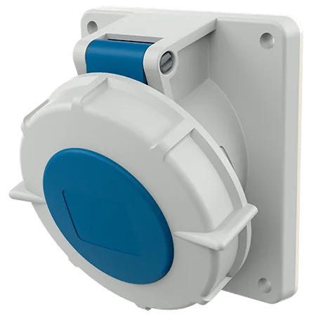 MENNEKES Toma Empotrable 16AMP 3P+T 250V Azul 9H IP67- 1478 Mennekes 1478