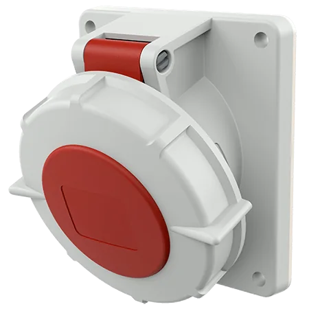 MENNEKES Toma Empotrable 16AMP 3P+T 400V Rojo 6H IP67- 1479 Mennekes 1479