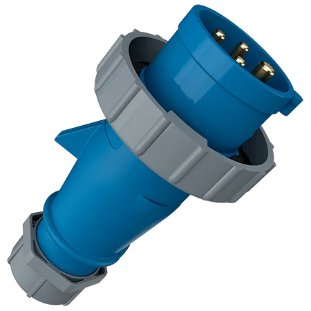 MENNEKES Enchufe 16AMP 3P+T 250V Azul 9H IP67- 281 Mennekes 281
