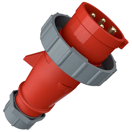 MENNEKES Enchufe 32AMP 3P+T 415V Rojo 6H IP67- 294 Mennekes 294