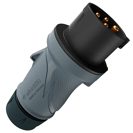 MENNEKES Enchufe 32AMP 3P+T 500V Negro 7H IP54 Powertop Xtra - Reemplazo 265 13517