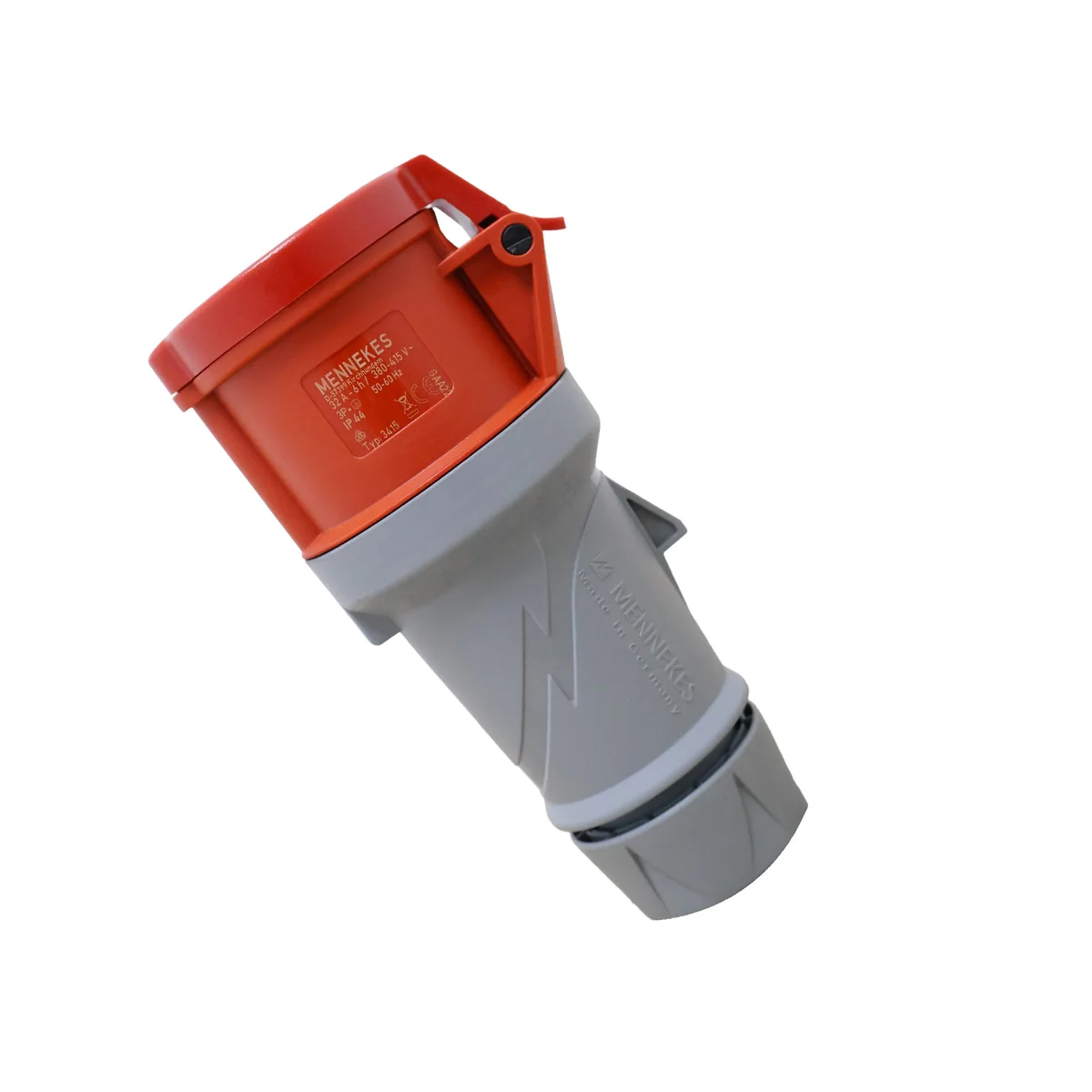 MENNEKES Toma Aereo 32AMP 3P+T 415V Rojo 6H IP44 Powertop Plus (2 Cuerpos) Reemplazo 526 - Mennekes 3415
