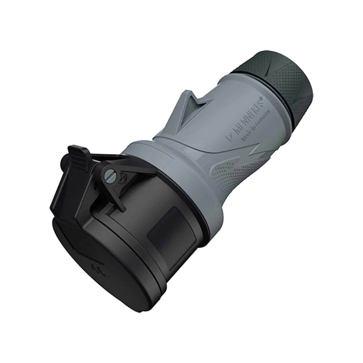 MENNEKES Toma Aereo 32AMP 3P+T 500V Negro 7H IP44- 527 Mennekes 527