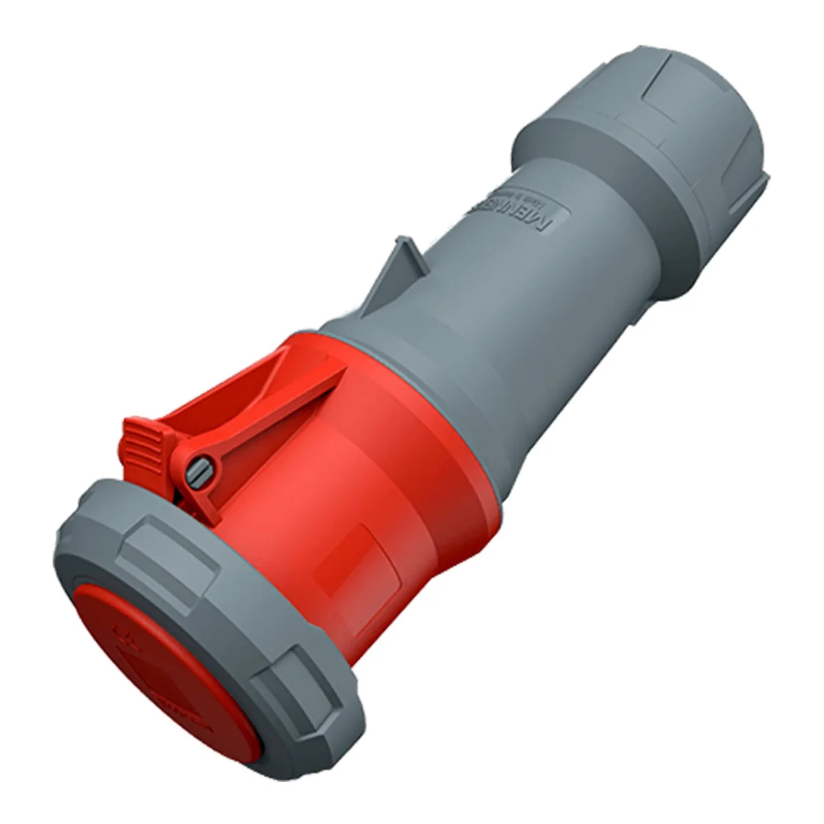 MENNEKES Toma Aereo 63AMP 3P+T 415V Rojo 6H Powertop Plus IP67- 3408 Mennekes 3408