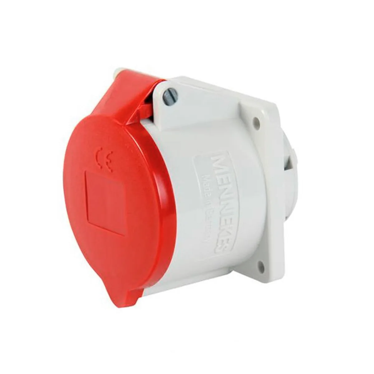MENNEKES Toma Empotrable 32AMP 3P+N+T 415V Rojo 6H IP44- 1276 Mennekes 1276