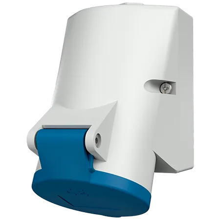 MENNEKES Toma Visible 16AMP 3P+T 250V Azul 9H IP44 Libre De Halogeno- 104 Mennekes 104