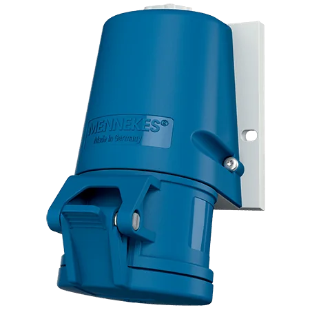 MENNEKES Toma Visible 32AMP 2P+T 250V Azul 6H IP44 Libre De Halogeno- 27005 Mennekes 27005