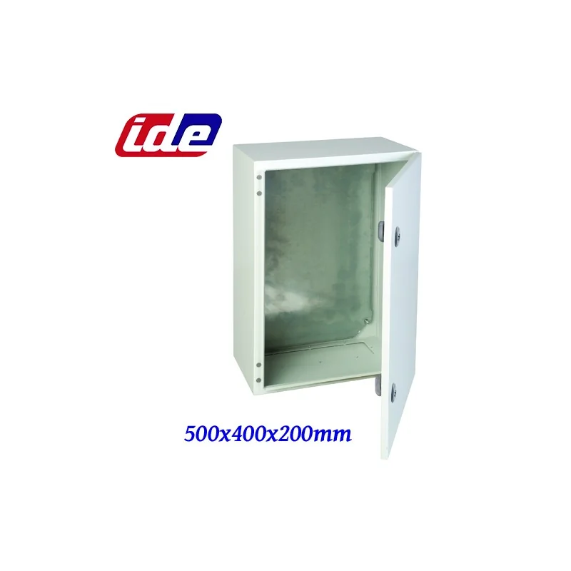 NAVIA Tablero Metálico 500X400X200 MM Adosable Hermético C/Placa De Acero IP66 - Navia NV54-200