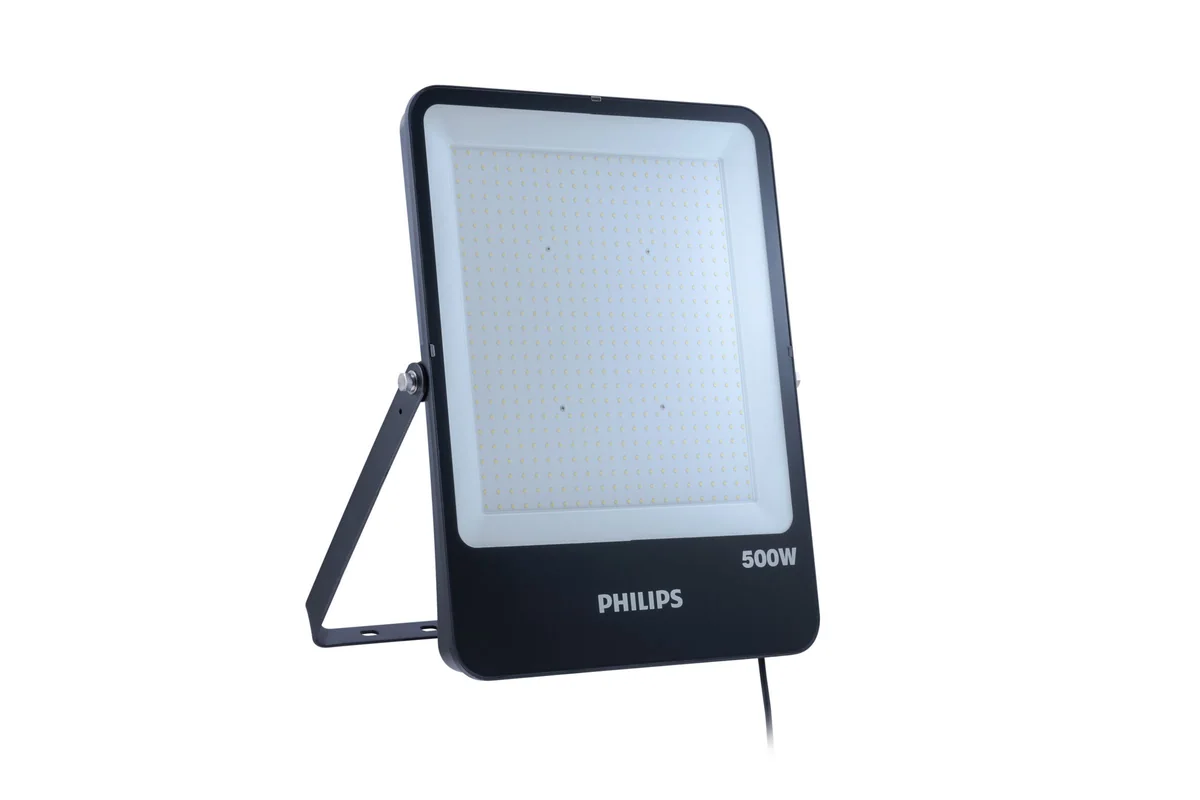 PHILIPS Reflector LED 500W 120-277V 6500K IP65 Negro 60000LM LED600 BVP233 Marca Philips BVP233