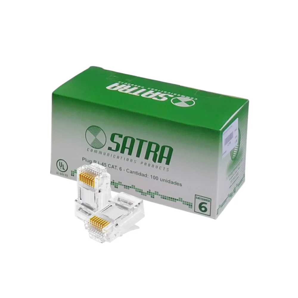 SATRA Conector Plug RJ45 CAT 6 - Satra 1102040001