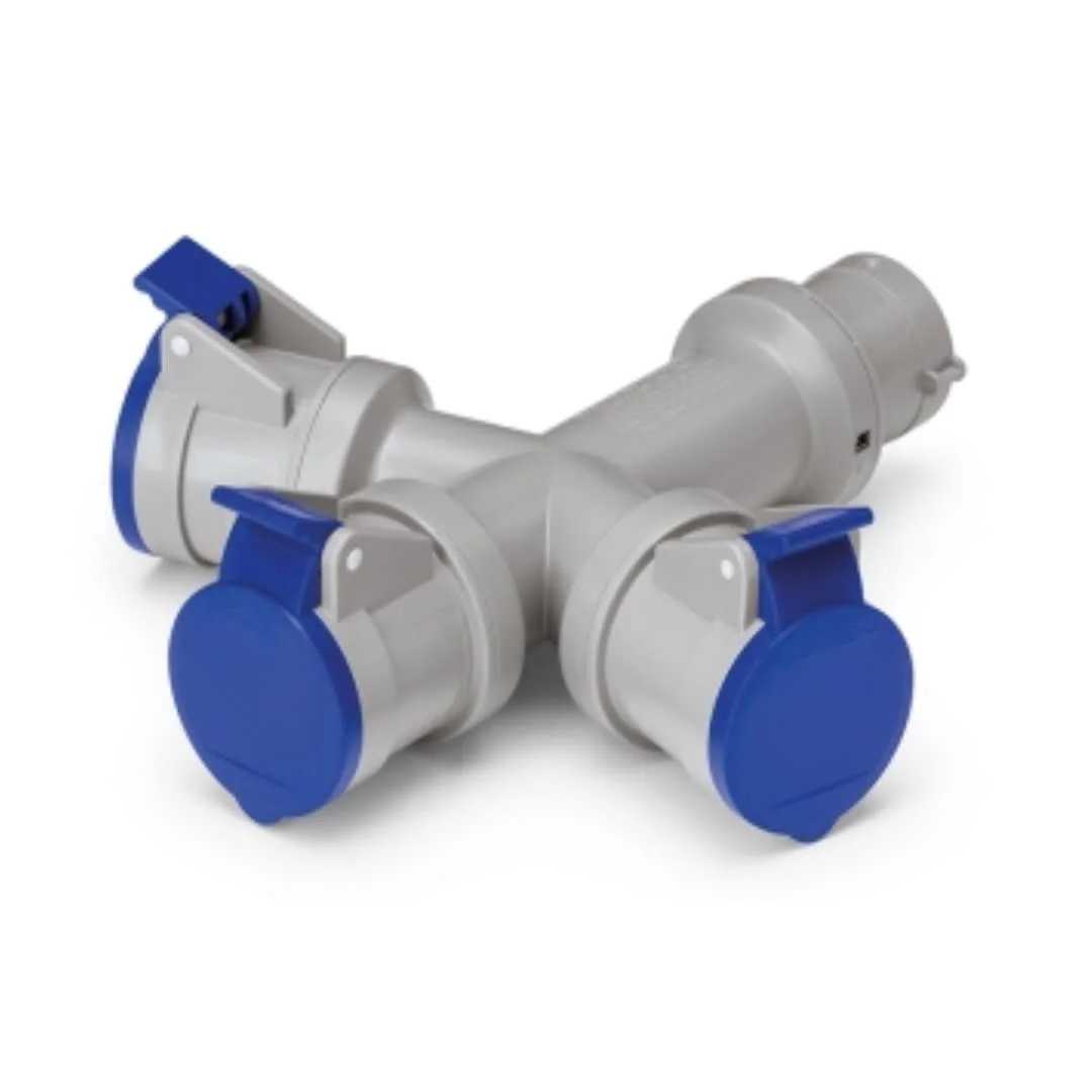 SCAME Pulpo Adaptador Multiple 3 Tomas 2X16A+T 250V IP44 6H-MODELO: 600.3005-062, Scame SCAME Pulpo Adaptador Multiple 3 Tomas 2X16A+T 250V IP44 6H-MODELO: 600.3005-062, Scame 1044390