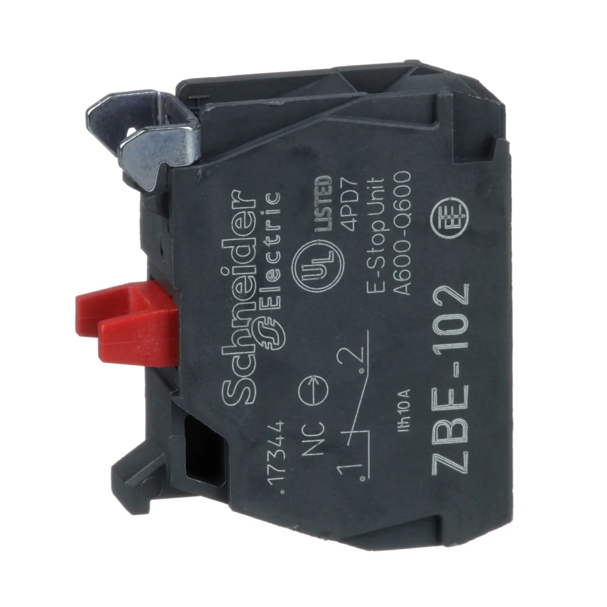 SCHNEIDER Block Contacto 1NC P/Pulsador XB4 - XB5 Harmony ZBE102 Schneider ZBE102