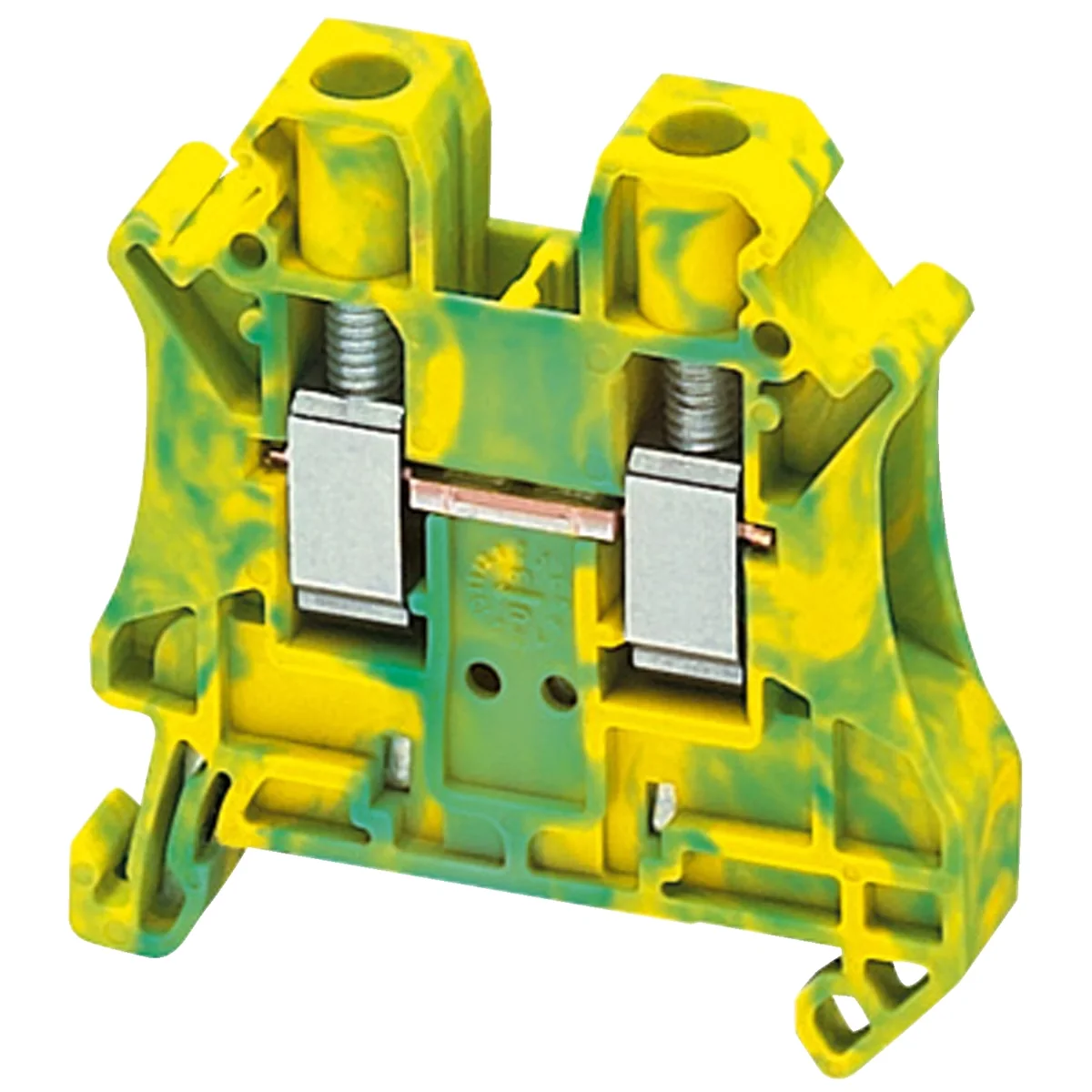 SCHNEIDER Bornera Universal 6 MM2 NSYTRV62 Verde/Amarillo T/Tornillo P/Tierra Schneider NSYTRV62PE