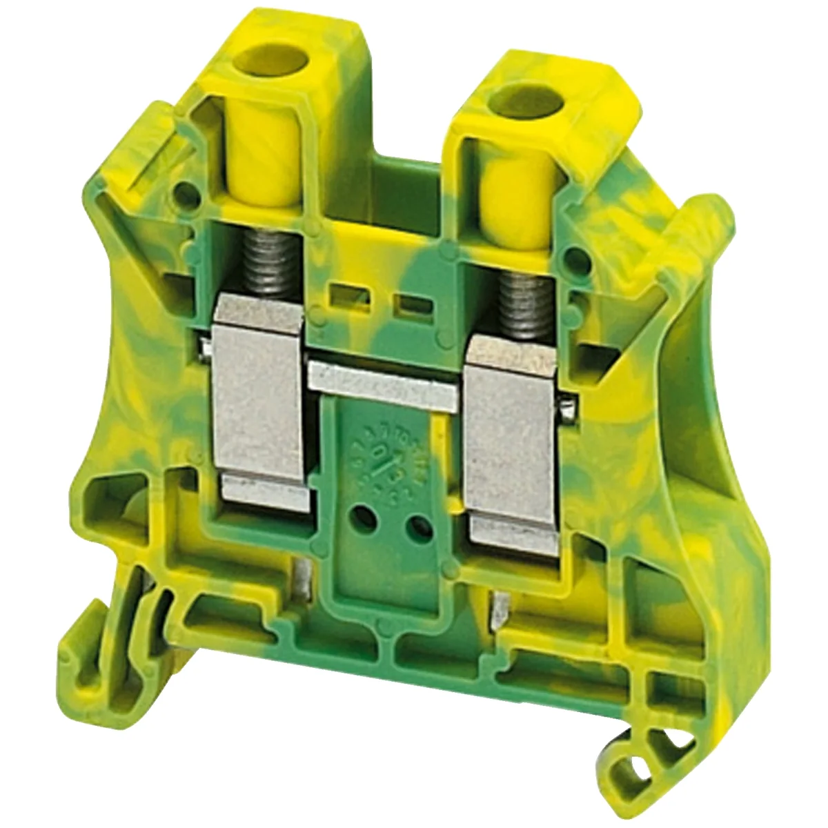 SCHNEIDER Bornera Tierrra T/Riel Amarillo/Verde 10 MM2 - Schneider NSYTRV102PE