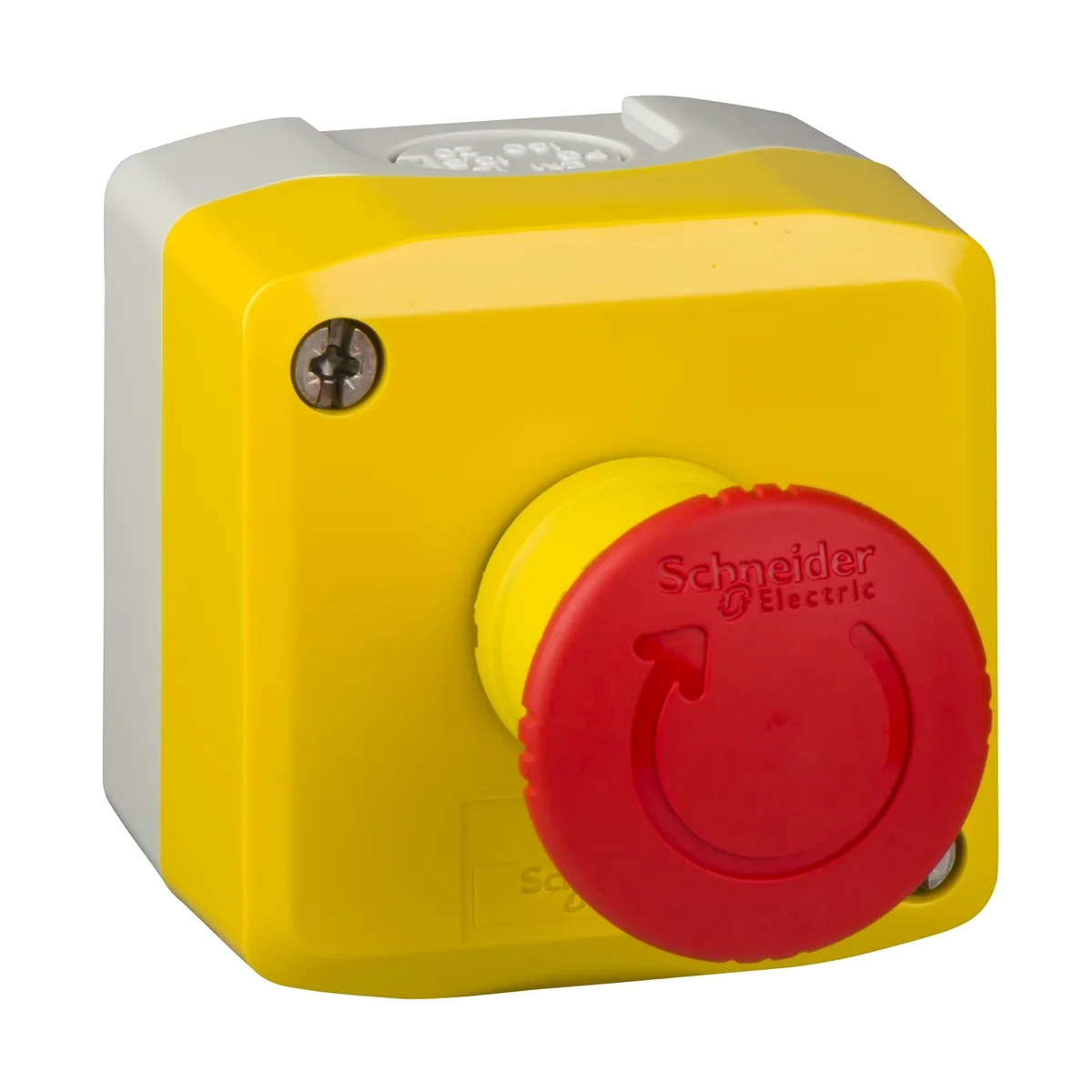 SCHNEIDER Caja Pulsador Parada De Emergenca Tipo Hongo Girar P/Desenclavar 1NC XALK178 Schneider XALK178