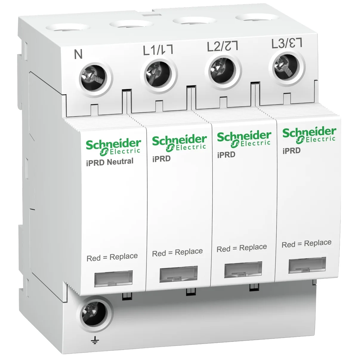 SCHNEIDER Limitador De Sobretension (Dps), ACTI9 Iprd, 3P+N 40KA A9L40600 Schneider Electric A9L406009