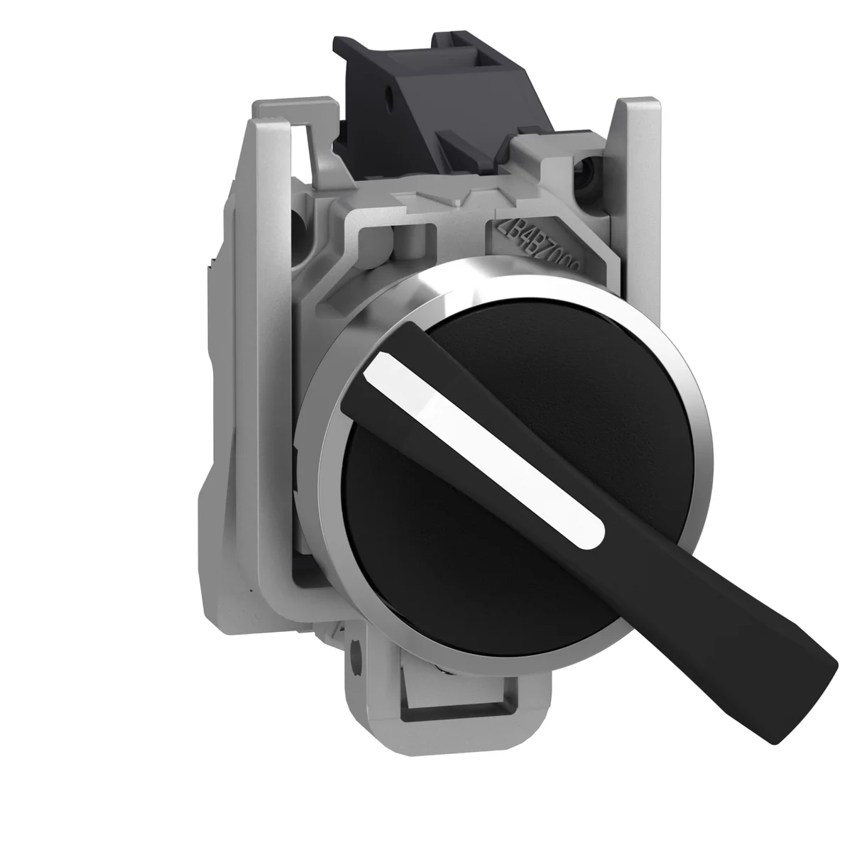 SCHNEIDER Selector Maneta Larga 2 Posic Metal Negro 22MM 1NA Harmony XB4BJ21 - Schneider Electric XB4BJ21