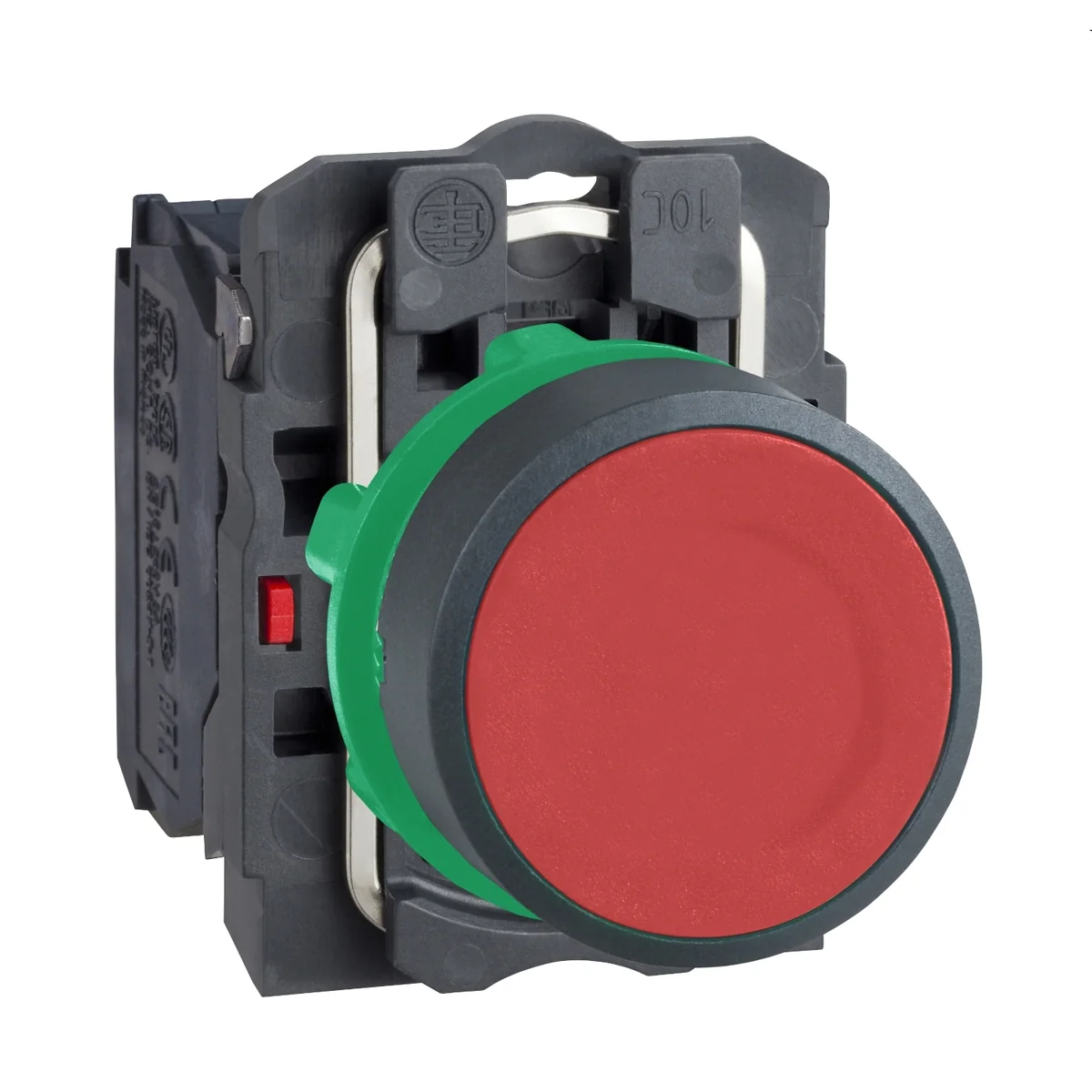 SCHNEIDER Pulsador Rasante Plástico Rojo 22 MM 1NC Harmony XB5AA42 Schneider XB5AA42