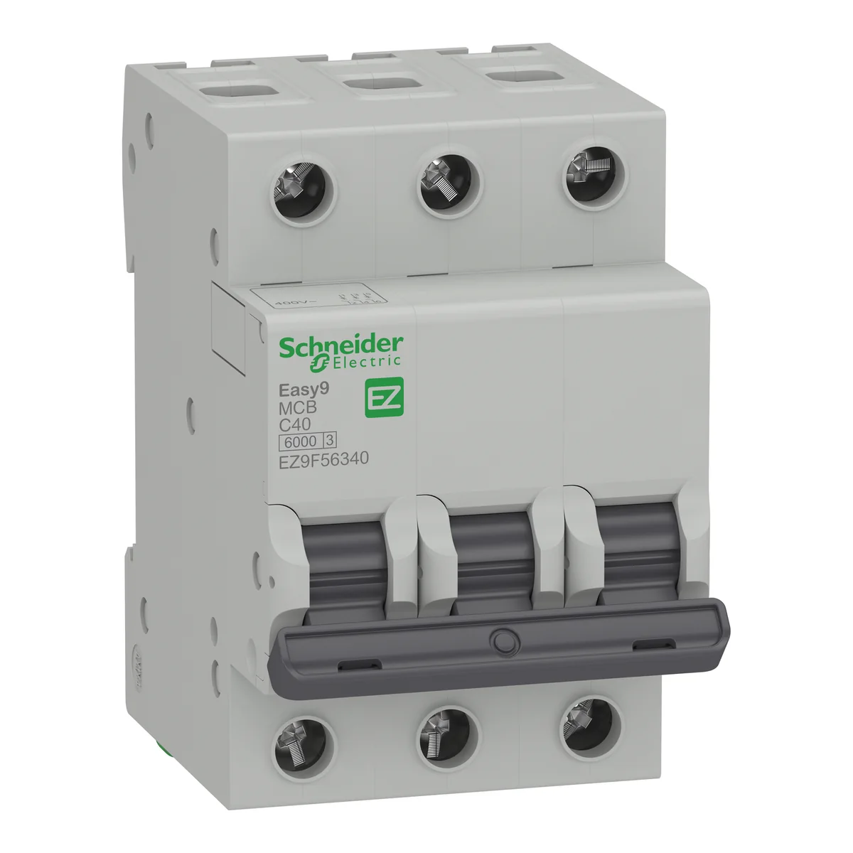 SCHNEIDER Interruptor Termomagnetico 3P 40 A 6KA/230 V P/Riel EASY9 EZ9F56340 Schneider EZ9F56340