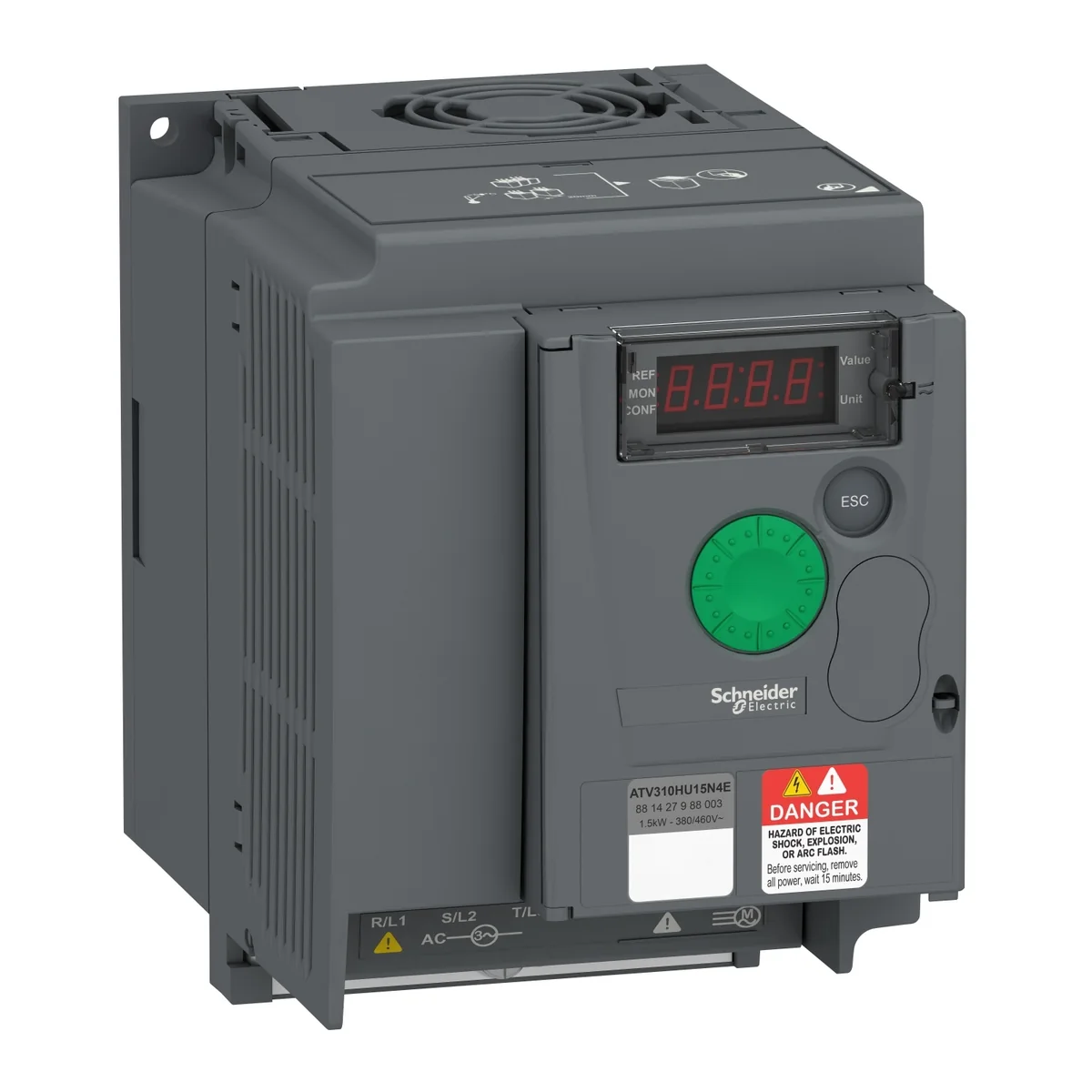SCHNEIDER Variador Trifasico 2HP/1.5KW 380-480VAC 4.1A IP20 Atv 310 ATV310HU15N4E Schneider TMP-20260613090427