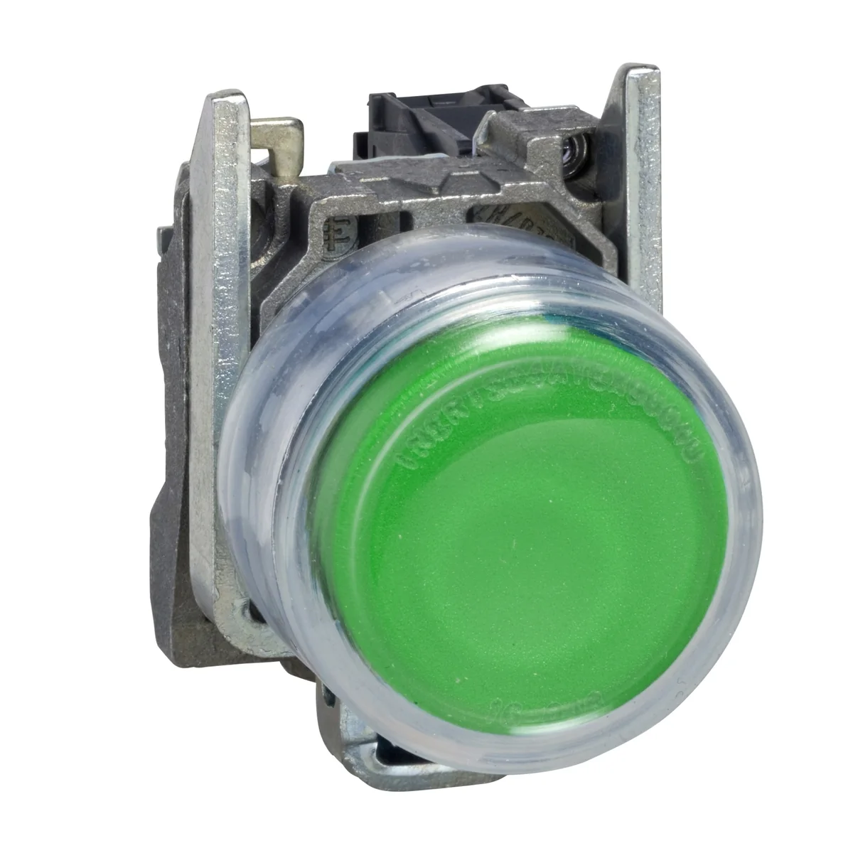 SCHNEIDER Pulsador Saliente C/Capuchon Metal Verde 22MM 1NA Harmony XB4BP31 - Schneider XB4BP31