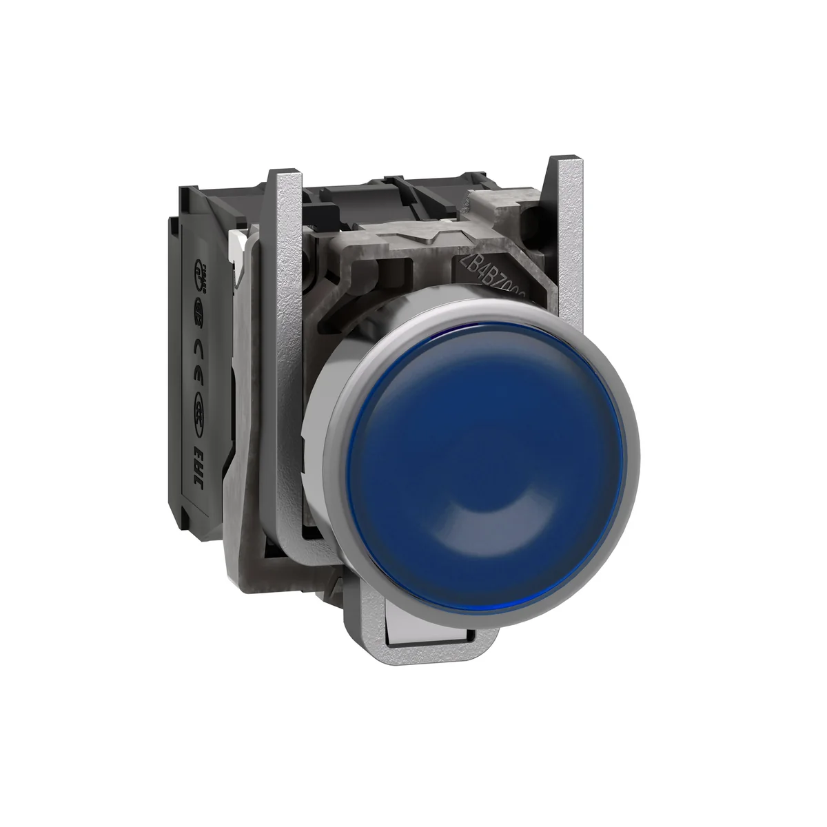 SCHNEIDER Pulsador Luminoso LED Azul Metal 220 V Harmony XB4BW36M5 Schneider XB4BW36M5