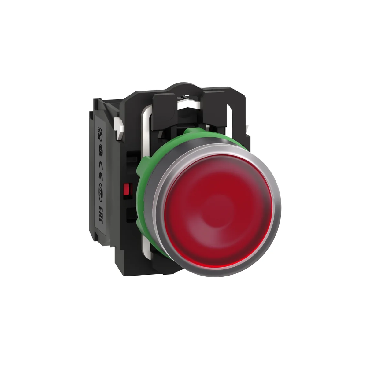 SCHNEIDER Pulsador Luminoso LED Rojo Plástico 220 V Harmony XB5AW34M5 Schneider XB5AW34M5