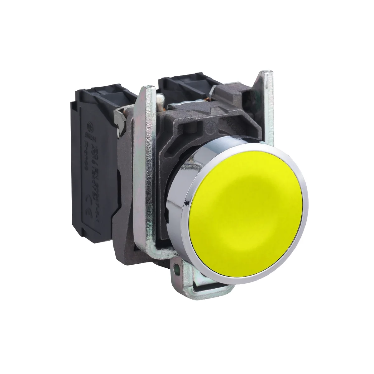 SCHNEIDER Pulsador Rasante Metal Amarillo 22 MM 1NA Harmony XB4BA51 Schneider XB4BA51