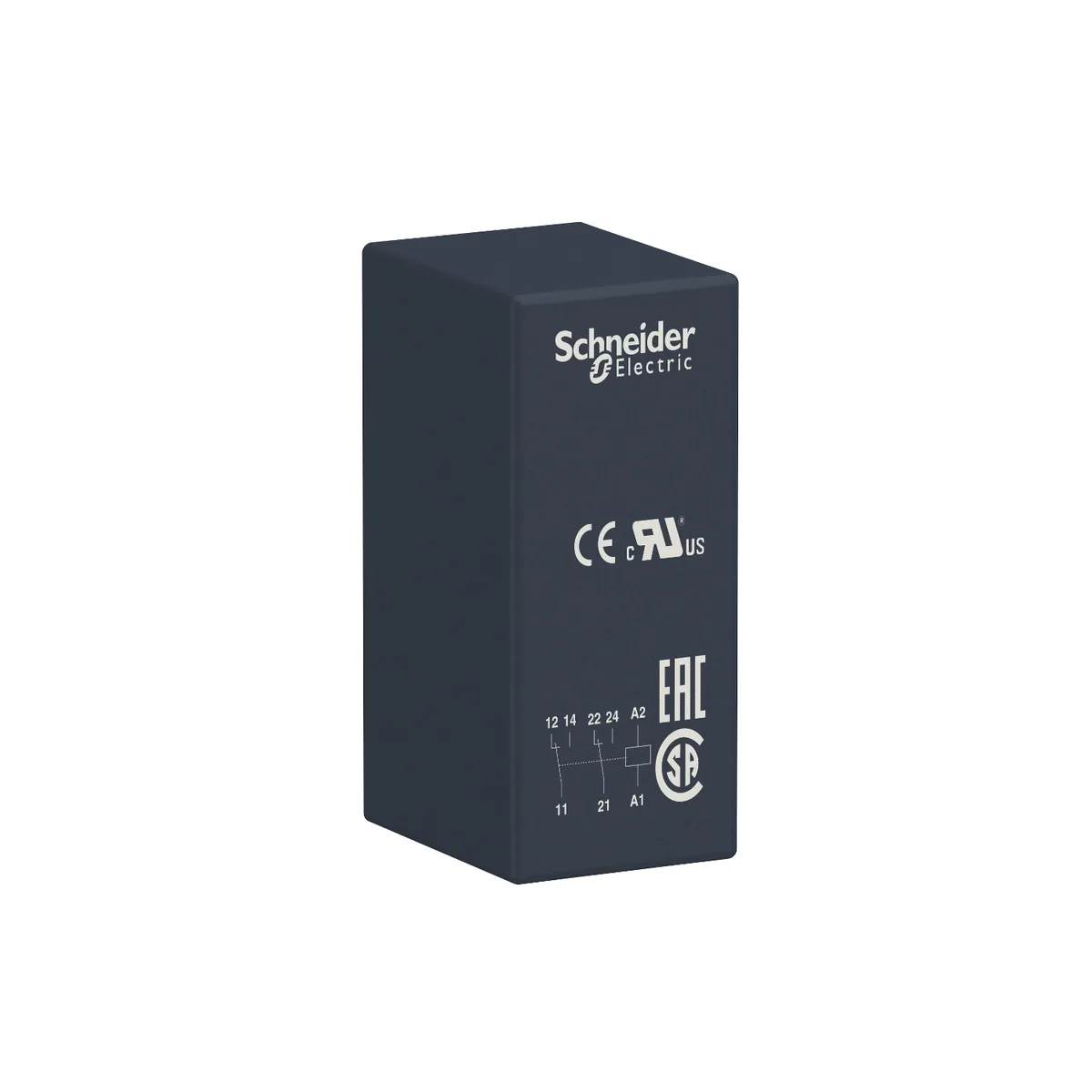 SCHNEIDER Rele Interfaz Rsb 8 Pines, 8A, 24VAC RSB2A080B7 Schneider Electric RSB2A080B7