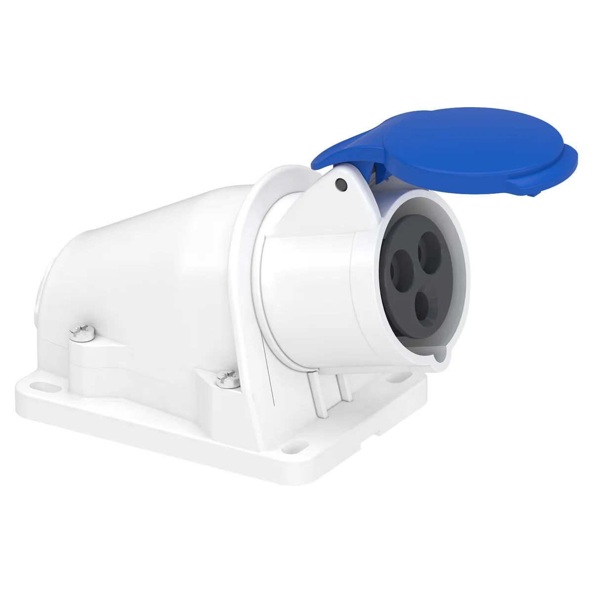 SCHNEIDER Toma Industrial Adosable 2P+T 16A 250VAC Azul 6H IP44 PKF16W423 Schneider PKF16W423