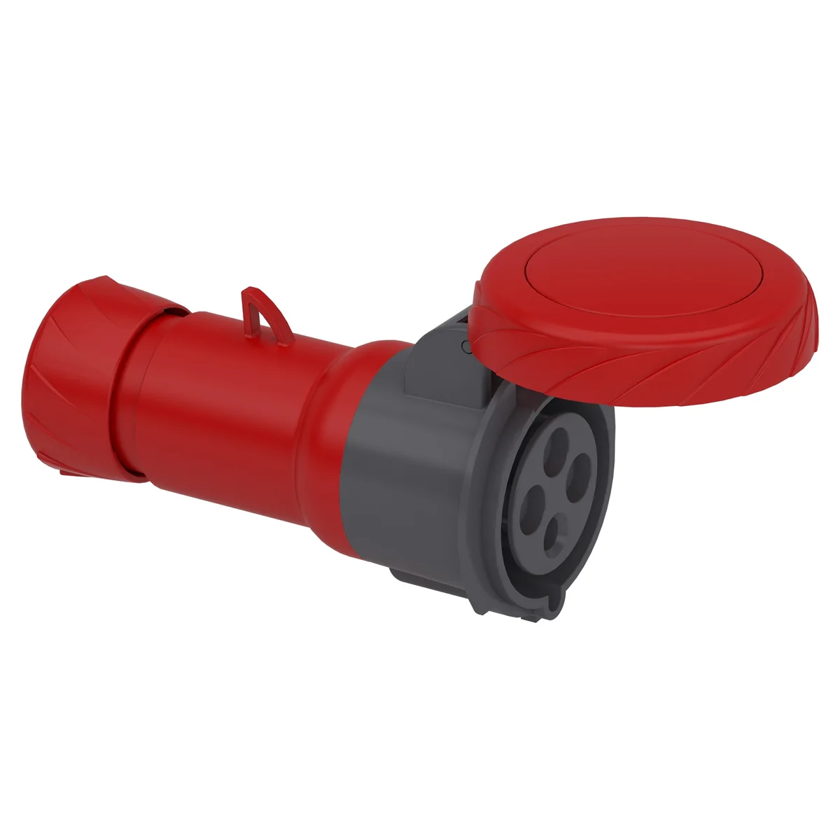 SCHNEIDER Toma Industrial Aereo 3P+T 32A 380/415VAC Rojo 6H IP67 PKF32M734 Schneider PKF32M734
