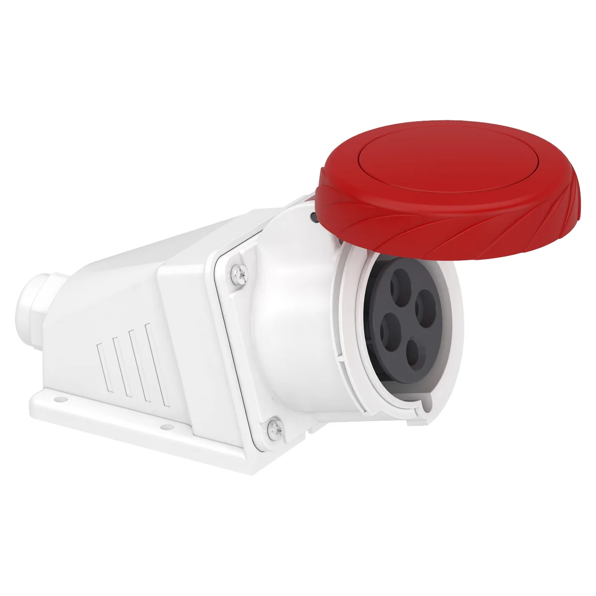 SCHNEIDER Tomacorriente Ind 32A 3P+T 380-440V 6H IP67 Rojo Ados PKF32W734 Schneider PKF32W734