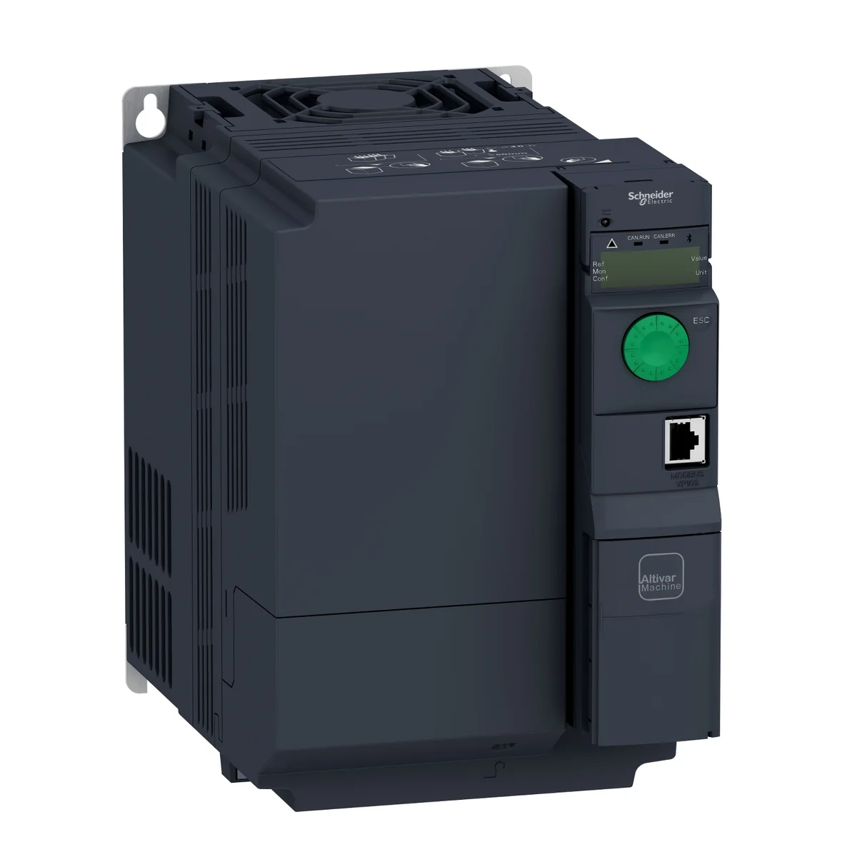 SCHNEIDER Variador Velocidad Trifasico 7,5HP/5,5 KW 380-500 Vac 14.3 A, Altivar ATV320U55N4B - Schneider ATV320U55N4B