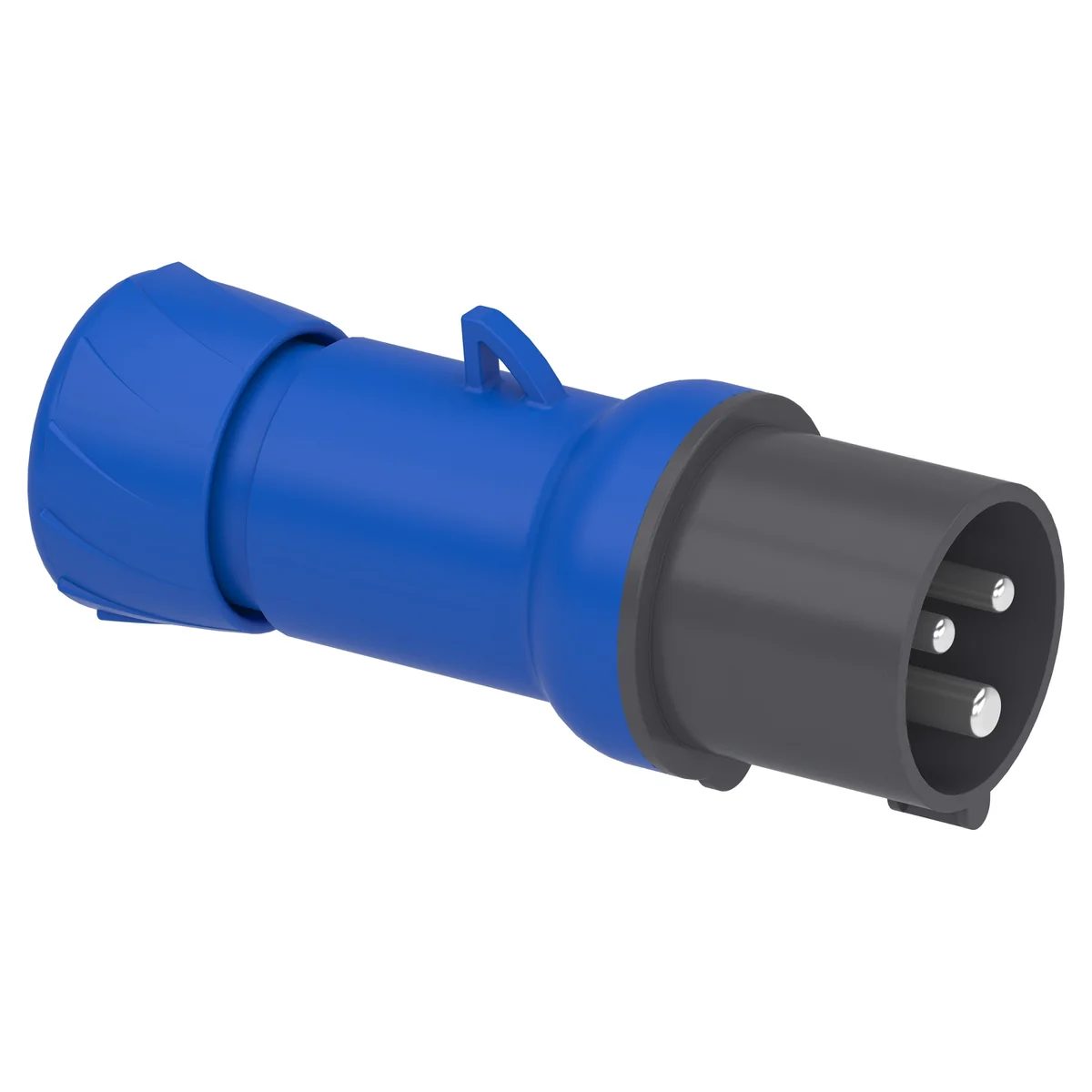 SCHNEIDER Enchufe Ind Aereo 2P+T 16A 200/250VAC Azul 6H IP44 PKE16M423 PKE16M423