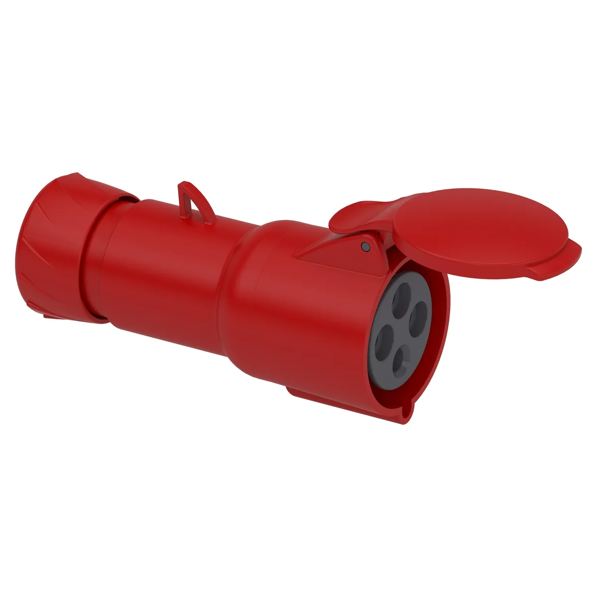 SCHNEIDER Toma Industrial Aereo 3P+T 32A 380/415VAC Rojo 6H IP44 PKY32M434 Schneider PKY32M434