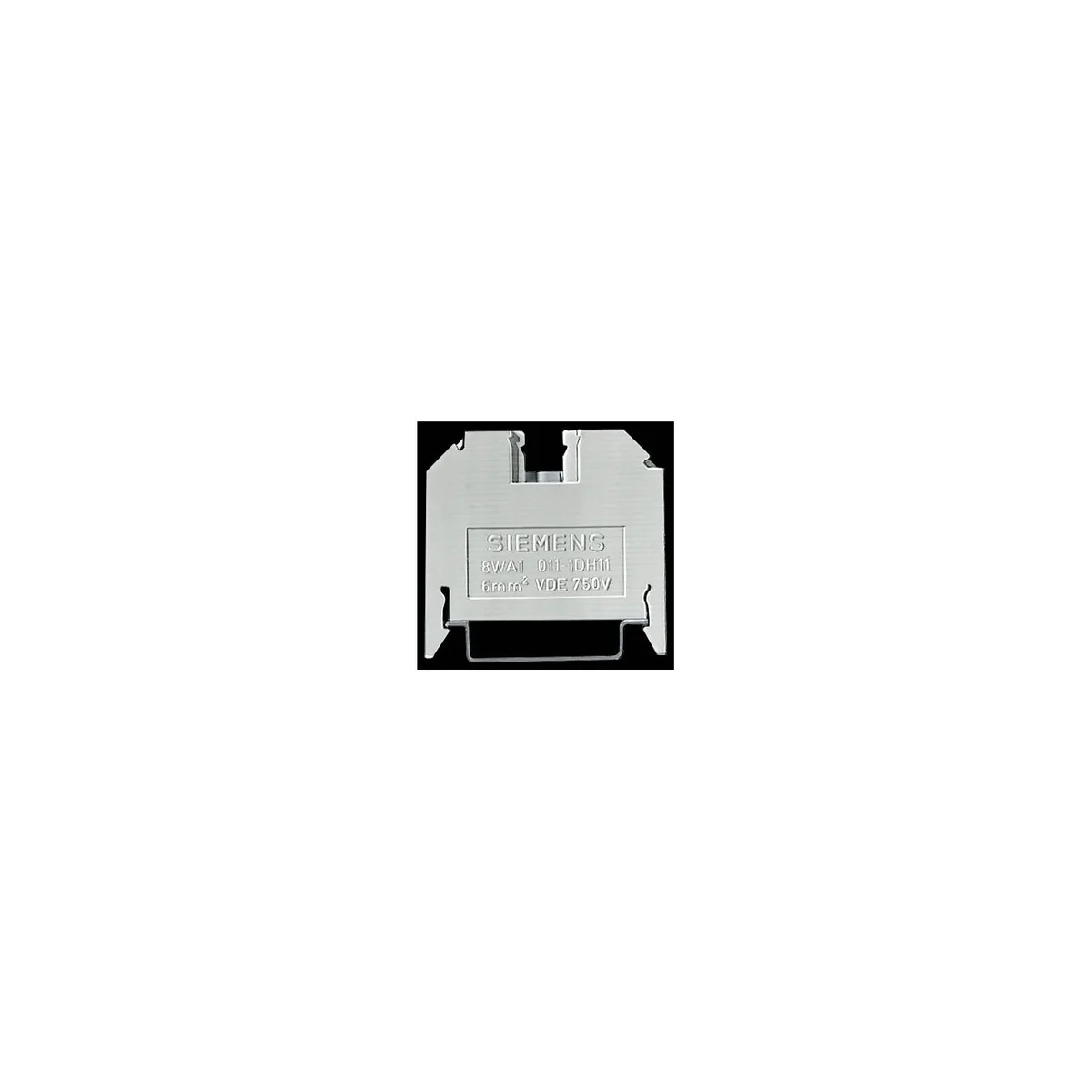 SIEMENS Borne De Conexión 6 MM2 P/Riel 8WA1011-1DH11 - Siemens 8WA1011-1DH11