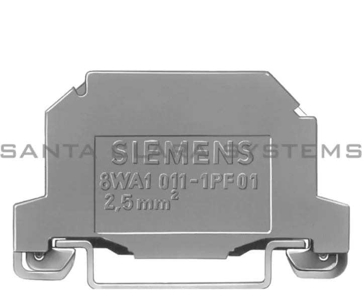 SIEMENS Borne De Tierra 2.5 MM2 Verde/Amarillo P/Riel 8WA1011-1PF11 - Siemens 8WA1011-1PF11